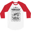 Vintage Aged To Perfection 1973 3/4 Sleeve Shirt