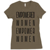 empowered women 3 Ladies Fitted T-Shirt
