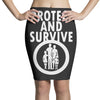 protect and survive Pencil Skirts