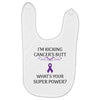 I Am Kicking Cancers Butt Whats Your Superpower? Baby Bibs
