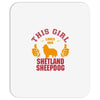 This Girl Loves Shetland Sheepdog Mousepad