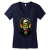 zombi hop hop Women's V-Neck T-Shirt