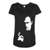 steven seagal   high quality Maternity Scoop Neck T-shirt
