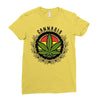 cannabis Ladies Fitted T-Shirt