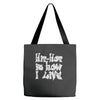 hip hop is how i live Tote Bags