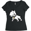 bulldog Women's Triblend Scoop T-shirt