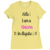I'm a Unicorn Ladies Fitted T-Shirt