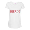 beer 30 Maternity Scoop Neck T-shirt