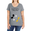 Creating a Little Disney Magic Character Ladies Curvy T-Shirt