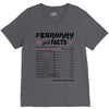 February Girl Facts Pisces V-Neck Tee