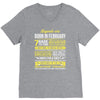 Legends Are Born In February V-Neck Tee