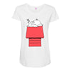 totoro peanut Maternity Scoop Neck T-shirt