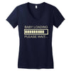 baby loading Women's V-Neck T-Shirt