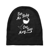 sip me baby one more time wine glass Baby Beanies