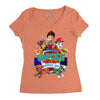 paw patrol birthday boy uncle Women's Triblend Scoop T-shirt