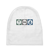 eat sleep money Baby Beanies