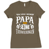 papa   tatowierungen Ladies Fitted T-Shirt