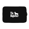 the dogfather pembroke welsh corgi white Laptop sleeve