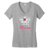 My Favorite People Call Me Mamaw Women's V-Neck T-Shirt