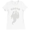 booya ghost Ladies Fitted T-Shirt