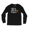holly jolly christmas Long Sleeve Shirts