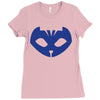 pj masks catboy symbol Ladies Fitted T-Shirt