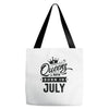 Queens Are Born In July Tote Bags