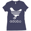 white adobo Ladies Fitted T-Shirt