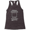missing air guitar Racerback Tank