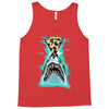 pizza shark graphic Tank Top