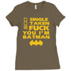 poof movie batman Ladies Fitted T-Shirt