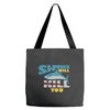 sharks will kill you Tote Bags