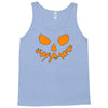 scary pumpkin face halloween Tank Top