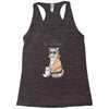 the big meowski Racerback Tank