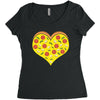 pizza lover Women's Triblend Scoop T-shirt