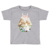 Totoro With Japanese Landscape Toddler T-shirt