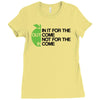 in it for the outcome Ladies Fitted T-Shirt