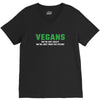 Vegans We're Not Crazy We're Just From The Future White V-Neck Tee