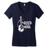 be good to your wood Women's V-Neck T-Shirt