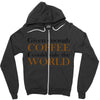 given enough coffee Zipper Hoodie