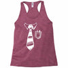 geek pocket protector tie Racerback Tank