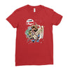 deadpool and superman Ladies Fitted T-Shirt