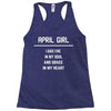 April Girl Racerback Tank