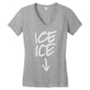 ice ice baby Women's V-Neck T-Shirt