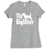 the dogfather beagle white Ladies Fitted T-Shirt