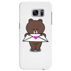 brown Samsung Galaxy S7 Edge