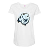 dramatic chipmunk Maternity Scoop Neck T-shirt