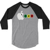 apple mac man 3/4 Sleeve Shirt