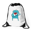 monster hearts you Drawstring Bags