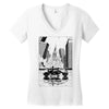 akira motorcycle Women's V-Neck T-Shirt